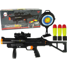 leantoys Puska Gránátvető Hanggal Zseblámpával Fekete 10050 (10050-uniw) katonásdi