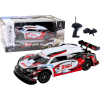 leantoys RC Sportkocsi 1_16 Drift Cserélhető Kerekek Fehér és Piros (5905991035008)