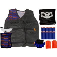 leantoys Rendőr Kommandós Jelmez Patronok Szemüveg Sling Mellény (9806-uniw) jelmez