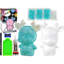 leantoys Rénszarvas DIY Kreatív Készlet Gyémántok Kristályok Kék (13038) kreatív és készségfejlesztő