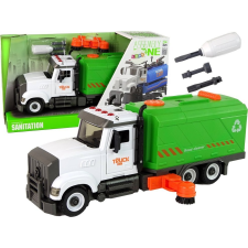 leantoys Seprőgép - Tartozékokkal, Zöld (15924) autópálya és játékautó