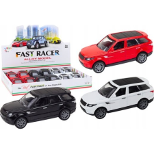 leantoys Személyautó 1:36 Meghajtású Fém Fekete Fehér Piros- 18806 (18806) autópálya és játékautó