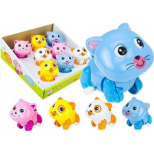 leantoys Szép Felhúzható Kiscicák Óraműve Felhúzható Játék Mozgó, Futó Macska 1582 (1582) készségfejlesztő