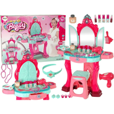 leantoys Szépségszett -Tükörrel, Fény és Hanghatásokkal, Rózsaszín (9436) szépségszalon