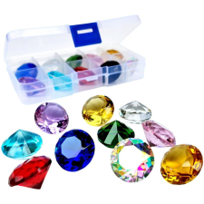leantoys Színes Dekoratív Gyémántok Játékhoz, 10 Darabos Dobozban. – 26972 (26972) játékfigura