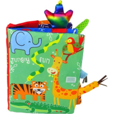 leantoys Színes Dzsungel Állatok Könyv 15584 (15584) oktatójáték