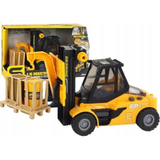 leantoys Targonca 1:16 Mozgó Villák Hangok Sárga Fények 17841 ( ) autópálya és játékautó