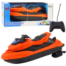 leantoys Távirányítású RC Jet Ski 1:42 Szürke Narancssárga – 22946 (22946) autópálya és játékautó