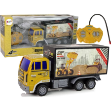 leantoys Távirányítós Építőipari Teherautó - 1:24, Sárga (5905214973841) távirányítós modell