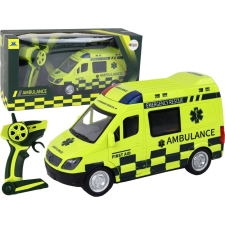 leantoys Távirányítós Mentőautó - Lámpákkal, Sárga (16927) távirányítós modell