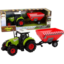 leantoys Traktor Farm Levehető Gabona Utánfutó Sound Green 15217 (15217) autópálya és játékautó