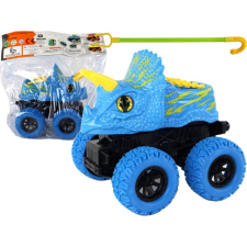 leantoys Triceratops Pusher Terepjáró Gumi Kerekek Kék 16269 (16269) autópálya és játékautó