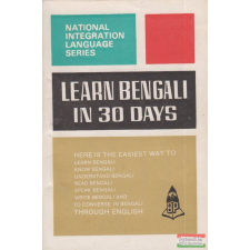  Learn Bengali Through English in 30 Days nyelvkönyv, szótár