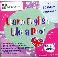  Learn English Like a Pro! Cards - Absolute Beginner nyelvkönyv, szótár