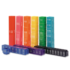Learning Resources Fraction Tower matematikai játék kreatív és készségfejlesztő