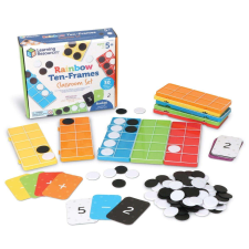Learning Resources Matematikai készlet alap 10 - Szivárvány kreatív és készségfejlesztő