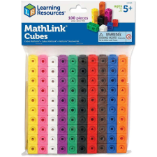 Learning Resources MathLink® 100 részes készlet kreatív és készségfejlesztő