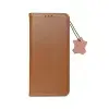  LEATHER CASE SMART PRO könyvtok iPhone 16 Pro Max - barna