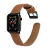 Leather Strap Apple Watch 42/ 44/ 45/ 49 mm bőr szíj barna