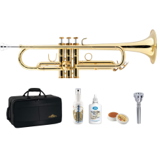 Lechgold Tr-18Lw Bb Trombita Könnyűsúlyú Lakkozott Deluxe Szett fúvós hangszer