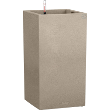 Lechuza Canto Stone 40 high oszlopkaspó homokbézs 40 cm x 40 cm kerti dekoráció