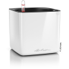 Lechuza Cube Glossy virágtartó 14 fehér magasfényű 14 cm x 14 cm