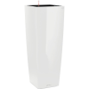 Lechuza Cubico Alto Premium oszlopkaspó 40 cm x 40 cm fehér magasfényű