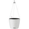 Lechuza Nido Cottage függő virágtartó 27 cm átmérő x 23 cm fehér