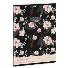  Leckefüzet ARS UNA A/5 32 lapos Flowery black füzet