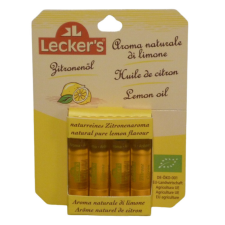 Leckers bio citromolaj /étkezési/4x2 ml 8 ml 8 ml alapvető élelmiszer