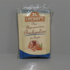 Leckers Leckers bio borkő sütőpor 4x21 g 84 g reform élelmiszer