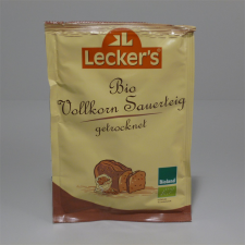 Leckers Leckers bio teljes kiőrlésű szárított kovász 30 g reform élelmiszer