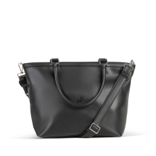 Leclerc Luxus műbőr pelenkázó táska- Fekete babakocsi kiegészítő