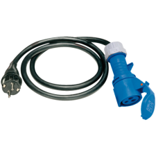 Lectra Technik Kft. Egyfázisú ipari lengő hosszabbító 1,5m fekete villanyszerelés