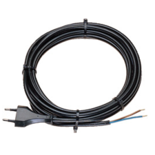 Lectra Technik Kft. Euro csatlakozó kábel aljzat nélkül, 5m (2x0,7mm2) villanyszerelés
