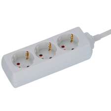 Lectra Technik Kft. Hármas elosztó 1,4m fehér villanyszerelés