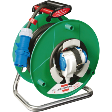 Lectra Technik Kft. Kültéri kábeldob, 2 dugalj, zöld/fekete (Garant G CEE) villanyszerelés