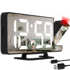  Led ébresztőóra projektorral és tükörrel ébresztőóra