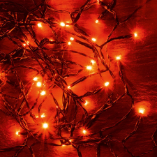  LED-es beltéri fényfüzér, piros, 100 LED karácsonyfa izzósor