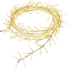  LED-es drótköteges fényfüzér 480 melegfehér LED átlátszó kábellel 9,8 m karácsonyfa izzósor