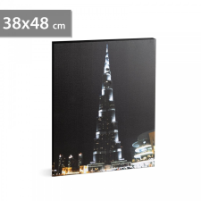 LED-es fali hangulatkép - Burdzs Kalifa - 38x48cm (58018J) grafika, keretezett kép