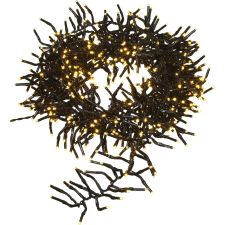  LED-es fényfüzérköteg 768 db melegfehér LED fekete kábellel 8,5 m karácsonyfa izzósor