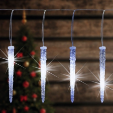  LED-es jégcsap fényfüzér karácsonyfa izzósor