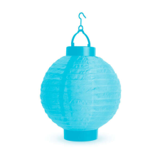  LED-es lampion 20 cm - Kék party kellék