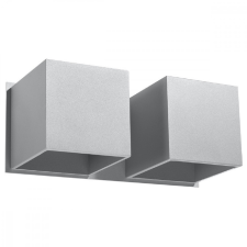 LED Fali lámpa QUAD 2xG9 Fali lámpa Fel Le Szürke SOLLUX világítás