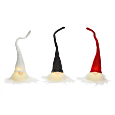 LED függő törpe GNOME 26 cm - több színben Termék színe: Fehér karácsonyi dekoráció