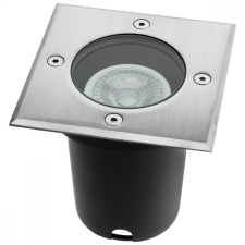 LED GU10 négyzet alakú földi kerti lámpa IP66 IK09 kültéri világítás