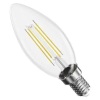  LED izzó Filament gyertya / E14 / 1,8 W (25 W) / 250 lm / Meleg fehér