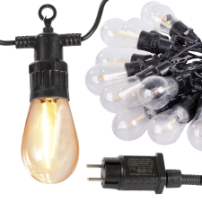 Led kerti fényfüzér 15 lámpával kültéri világítás