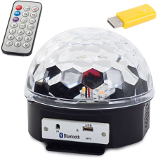 LED kivetítő diszkógömb bluetooth hangszóróval - 16,5x15cm party kellék